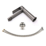 Rounded Square Basin Mixer Tap, Gun Metal