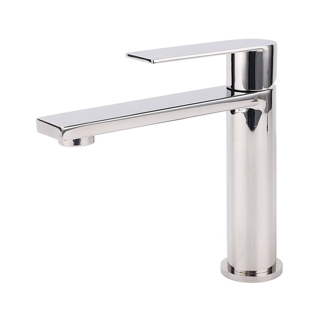 Polished Chrome Square Short Basin Mixer Tap image 1