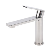 Polished Chrome Square Short Basin Mixer Tap image 2