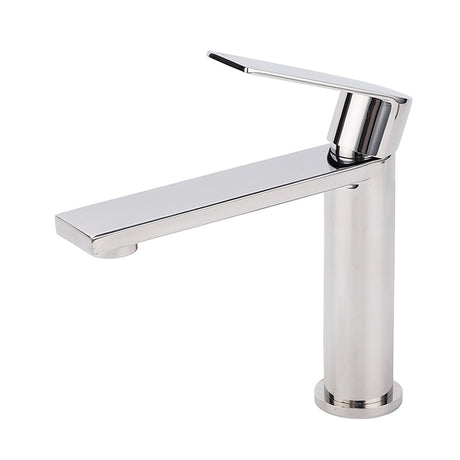 Polished Chrome Square Short Basin Mixer Tap image 2