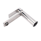 Polished Chrome Square Short Basin Mixer Tap image 4