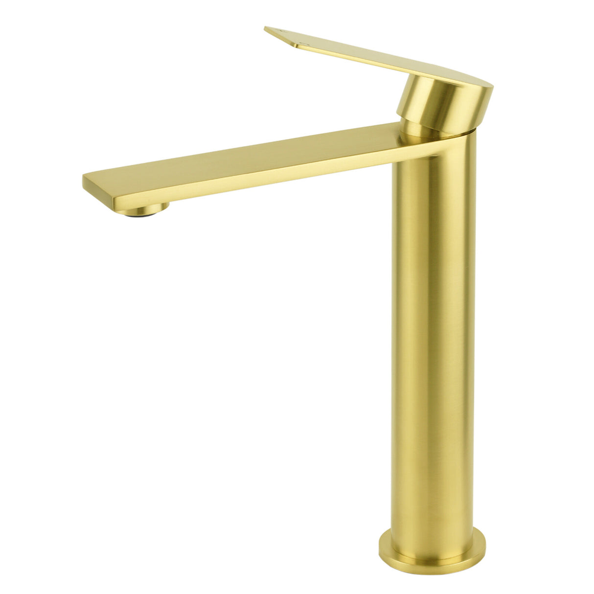 Tall Basin Mixer Tap, Brushed Gold