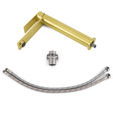 Tall Basin Mixer Tap, Brushed Gold