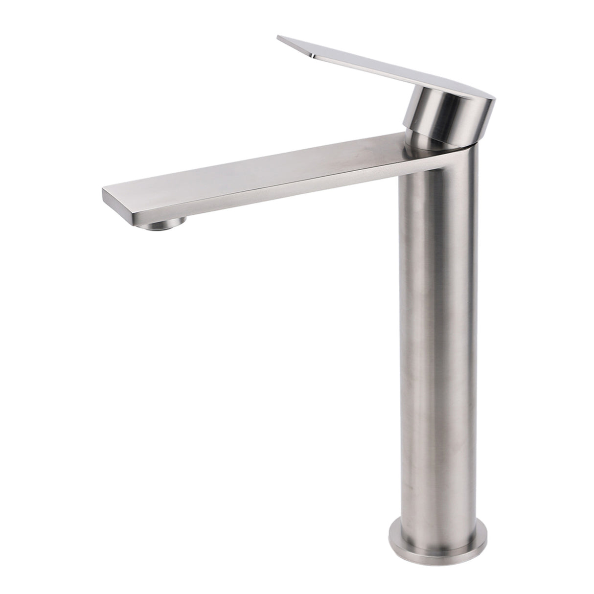 Tall Basin Mixer Tap, Brushed Nickel