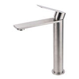 Tall Basin Mixer Tap, Brushed Nickel