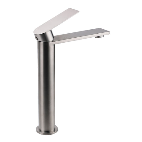 Tall Basin Mixer Tap, Brushed Nickel
