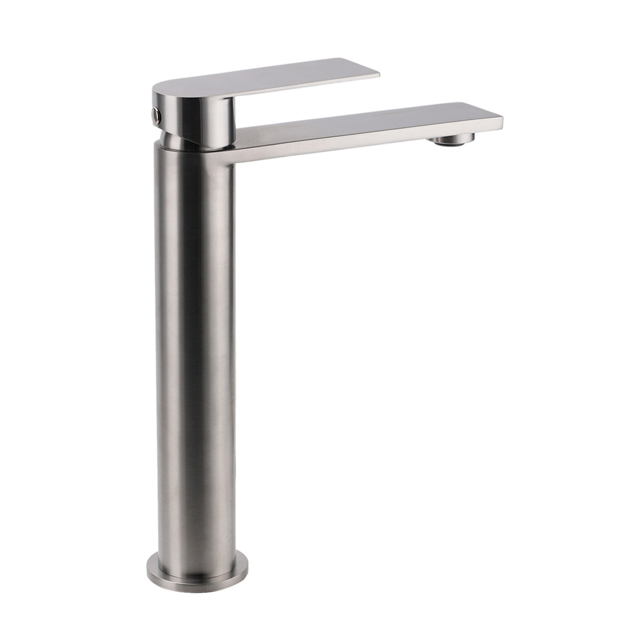 Tall Basin Mixer Tap, Brushed Nickel