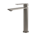 Tall Basin Mixer Tap, Square, Gun Metal