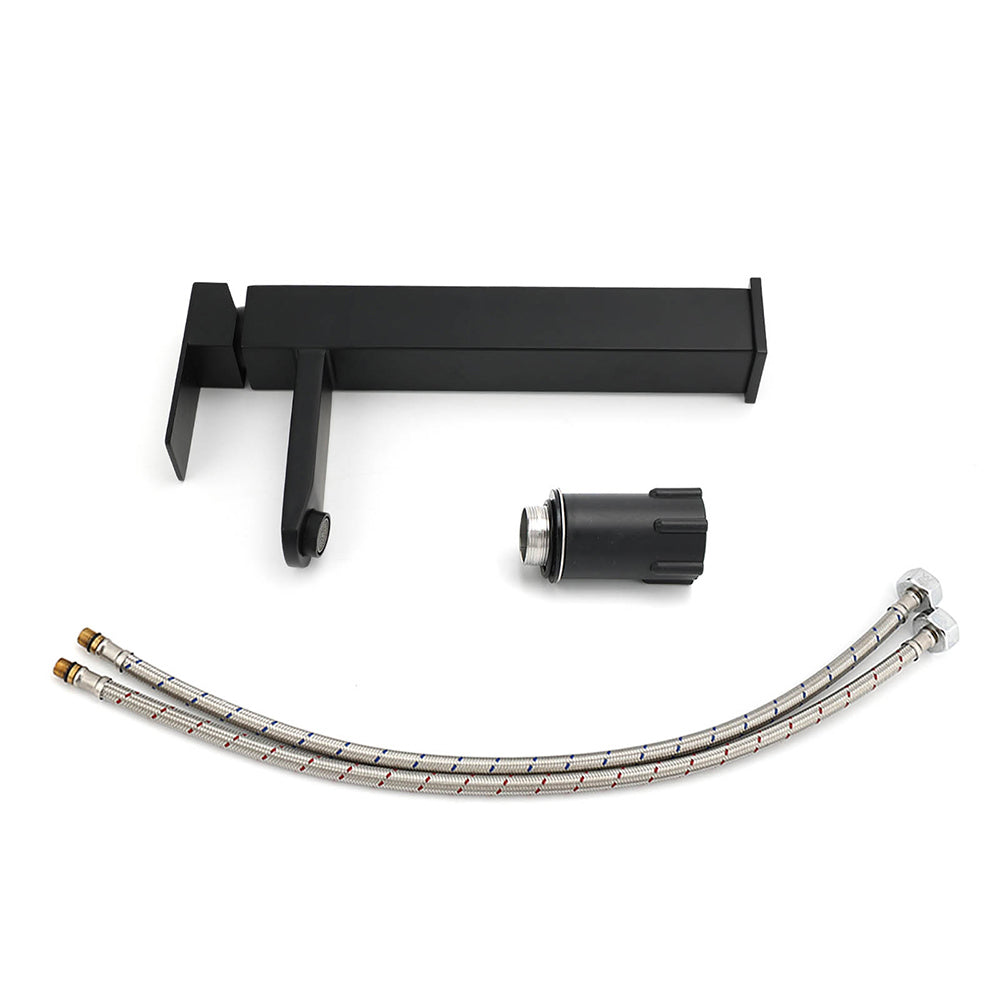 Tall Basin Mixer Tap, Matte Black