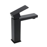 Matt Black Square Basin Mixer Tap