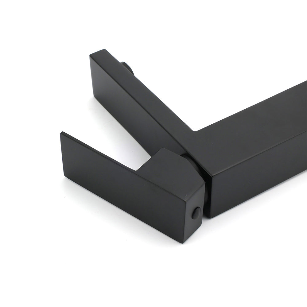 Matt Black Square Basin Mixer Tap