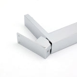Polished Chrome Square Basin Mixer Tap