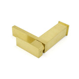 Square Basin Mixer Tap, Brushed Gold