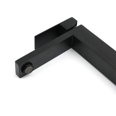 Tall Vessel Basin Mixer Tap, Matte Black
