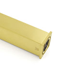Square Tall Basin Mixer Tap, Brushed Gold