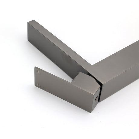 Tall Vessel Basin Mixer Tap, Square, Gun Metal, 310mm