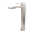 Tall Vessel Basin Mixer Tap, Brushed Nickel