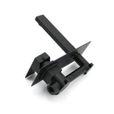 Square Wall Mounted Basin Mixer Tap, Matte Black