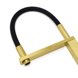 Tall Pull Out Kitchen Sink Mixer Tap, Brushed Gold