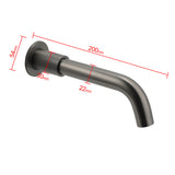 Gun Metal Grey Round Swivel Bath Spout image 6