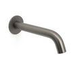 Gun Metal Grey Round Curved Bath Spout image 1