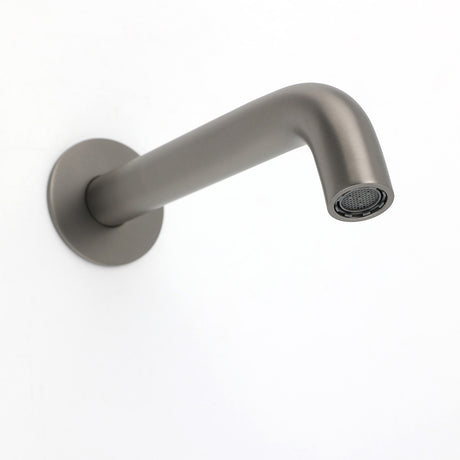 Gun Metal Grey Round Curved Bath Spout image 4