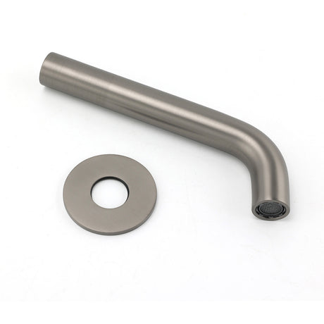 Gun Metal Grey Round Curved Bath Spout image 6
