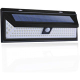 118 LED solar wall light 1000 lumen with PIR motion sensor IP65