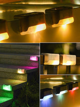 Gallipoli Solar Deck Lights, Warm White, 16 Pack