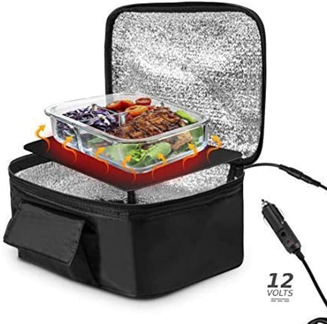 Foldable 12V car cooler bag for carrying picnic food