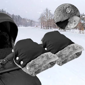 Stroller Mittens Hand Warmer Waterproof Fleece Lined