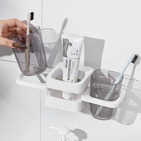 White organiser shown with dimensions 26cm by 11cm by 7.5cm