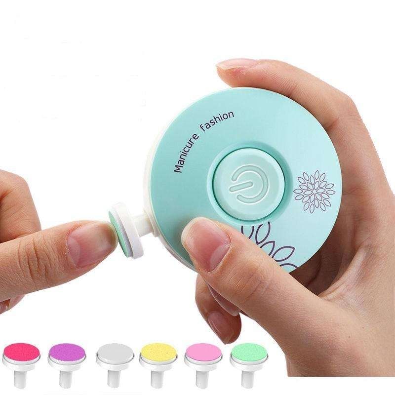 Electric Baby Nail File and Trimmer with 6 Heads
