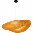 Natural bamboo rattan pendant light