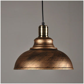 Set of two industrial pendant lights in silver