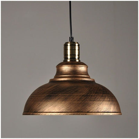 Set of two industrial pendant lights in silver