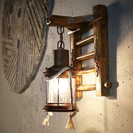 Vintage Industrial Iron Wall Light E27 outdoor wall lamp 2