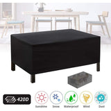 Rectangular Table Cover Oxford 420D Waterproof 180 x 120 x 74cm