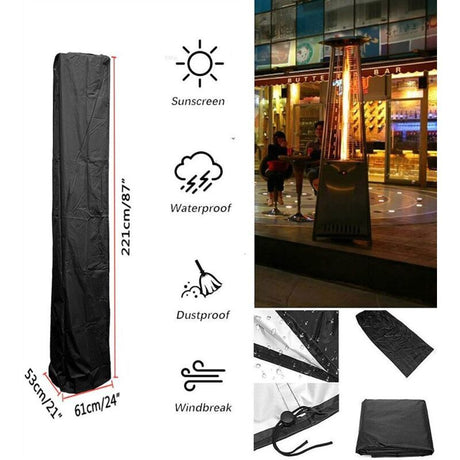 Patio Heater Cover, 221cm