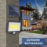 Ceglie Solar Motion Sensor Wall Light, 56 LED, IP65