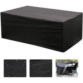 Rectangular Table Cover Oxford 210D Black 215 x 135 x 75cm