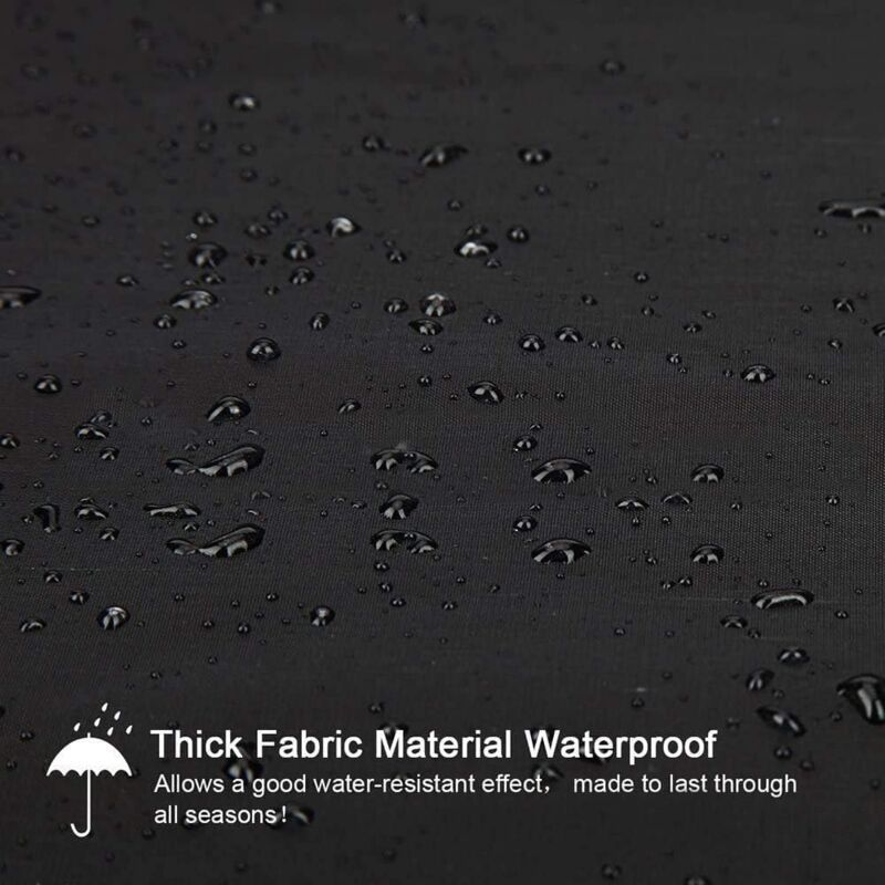 Rectangular Table Cover Oxford 210D Black 215 x 135 x 75cm