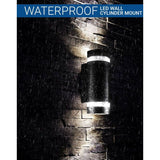 Outdoor Up Down Wall Light Aluminium GU10 Black wall sconce 3