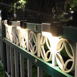 Fasano Solar Step Lights, Warm White, Black Shell, 8 Pack