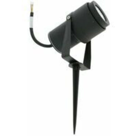LED Garden Stake Spotlight, 12W Black Neutral White