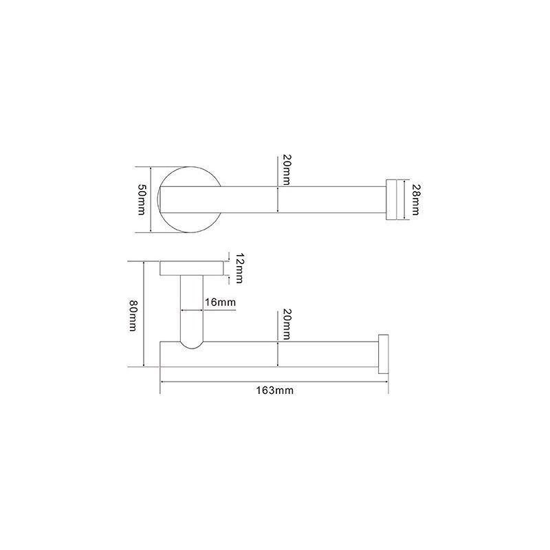 Bracket, screws, anchors and Allen tool supplied with the polished stainless steel holder