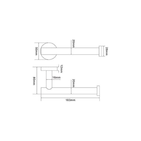 Bracket, screws, anchors and Allen tool supplied with the polished stainless steel holder