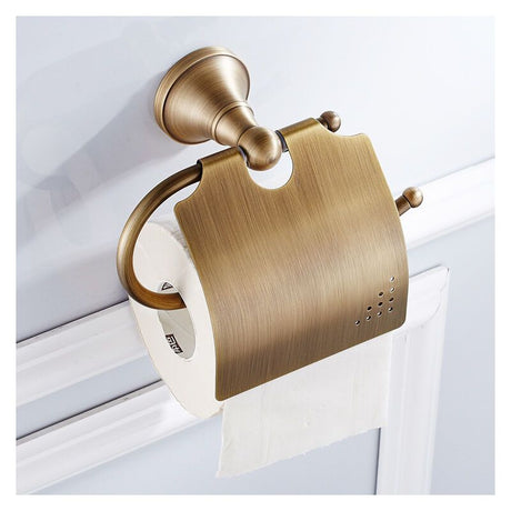 Screws, expansion tubes and hex key supplied with the brass roll holder