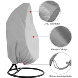 Hanging Egg Chair Cover Oxford 210D, Grey 190 x 115cm