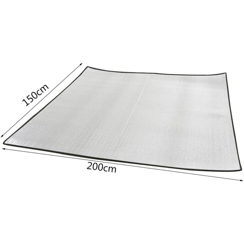Langdale Waterproof Picnic Mat, Aluminium Foil, 200x150cm
